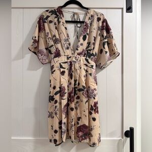 Floral V-Neck Dress